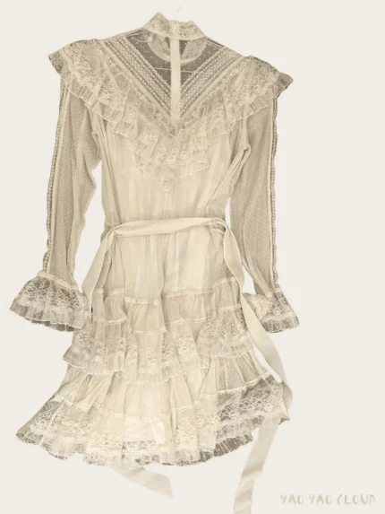 Zimmermann ivory lace dress